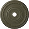 Ekena Millwork Cole Ceiling Medallion (Fits Canopies up to 9 1/8"), 25 3/8"OD x 3 3/8"ID x 1 3/8"P, Witch Hazel CM25COWHF - alternate 1